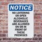 Signmission No Loitering Or Open Alcoholic OSHA Notice Sign, Plastic, 7in W x 10in L, 2PK OS-2PACK-NS-P-710-V-14697 - alternate 4